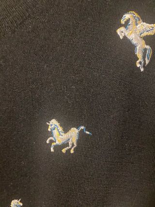 Jersey Bimba y Lola Negro Talla S Unicornios