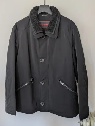 Parka acolchada negra Ramón Sanjurjo XXL