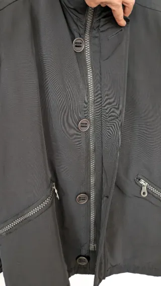 Parka acolchada negra Ramón Sanjurjo XXL