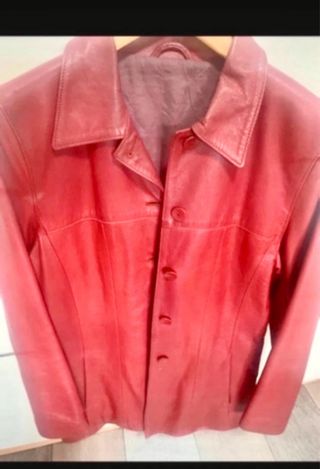 Chaquetón piel auténtica de ovino tres cuartas