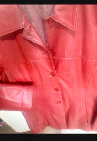 Chaquetón piel auténtica de ovino tres cuartas