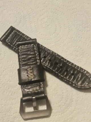 Cinturino in pelle artigianale per Panerai 24mm