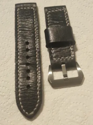 Cinturino in pelle artigianale per Panerai 24mm