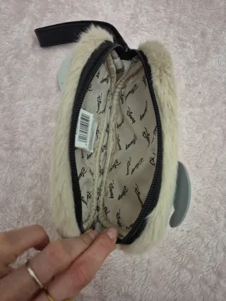 Neceser Dumbo Disney Peludo Gris y Beige