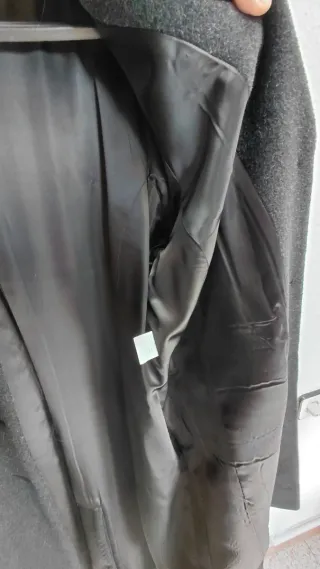 ABRIGO LARGO LANA & MOHAIR - Talla 44 - CALIDAD