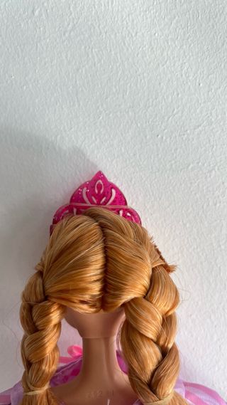 Muñeca Anna Frozen Vestido Morado Princesa