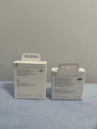 Cargador completo de carga rápida 60W USB-C iPhone