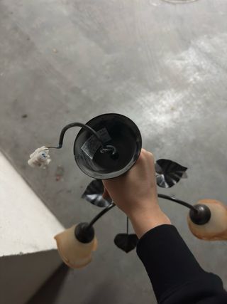 Lámparas Vintage Cristal y Metal