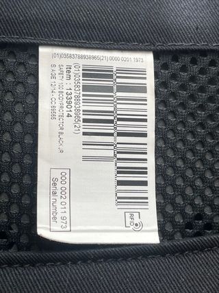 Chaleco Hípica Fouganza Negro Talla 12-14