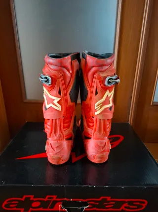 Botas Alpinestars Tech 10 Vermelhas