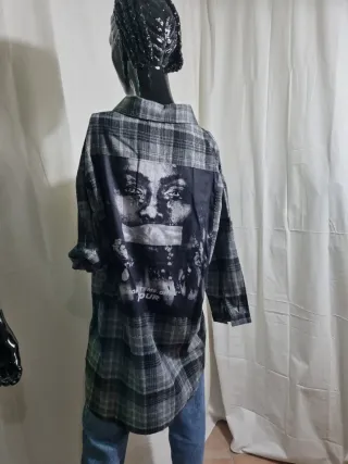 Camicia cotone flanella  Patch