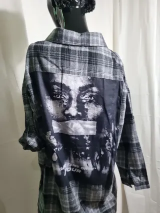 Camicia cotone flanella  Patch