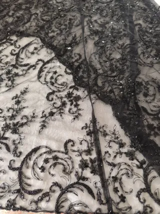 Abito da sera cerimonia vestito nero donna