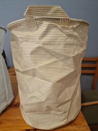 2 cestas de tela para almacenaje