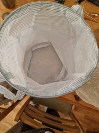 2 cestas de tela para almacenaje