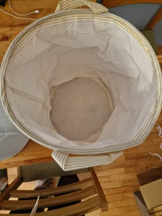 2 cestas de tela para almacenaje