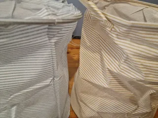 2 cestas de tela para almacenaje