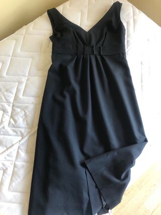 Vestido Laurel Negro Talla 38