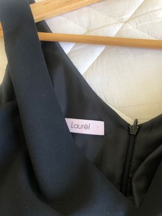 Vestido Laurel Negro Talla 38