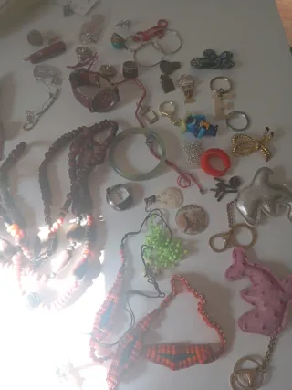 Lote de Joyas Variadas,piezas sueltas y usadas