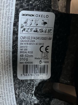 Casco Oxelo niña 48-52cm Bici, Skate, Patines