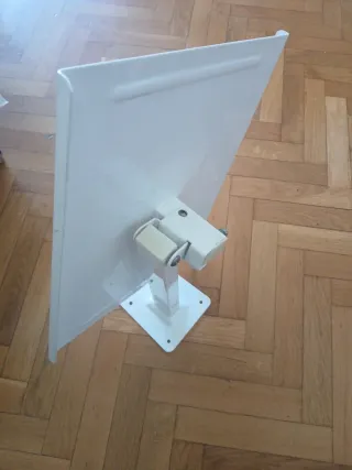 Soporte pared TV/altavoz blanco