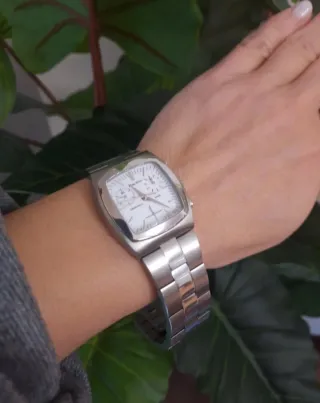 Philip Watch Imakos Cronografo Argento Bianco