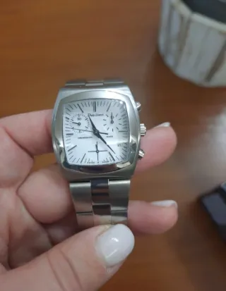 Philip Watch Imakos Cronografo Argento Bianco