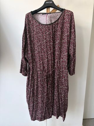 Vestido Zara estampado rombos