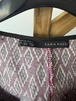 Vestido Zara estampado rombos