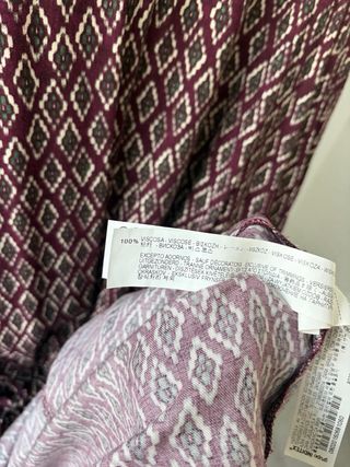 Vestido Zara estampado rombos