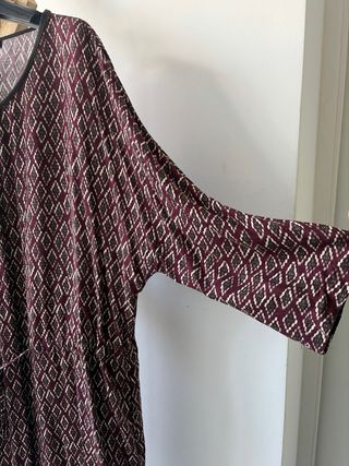 Vestido Zara estampado rombos