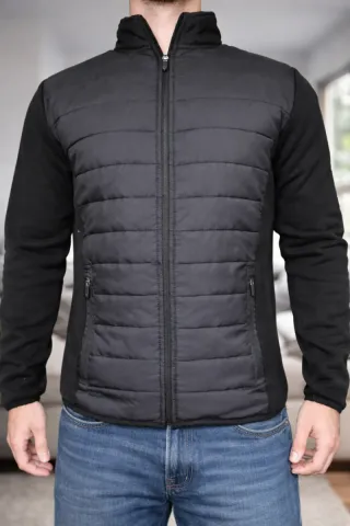 Chaleco deportivo acolchado negro