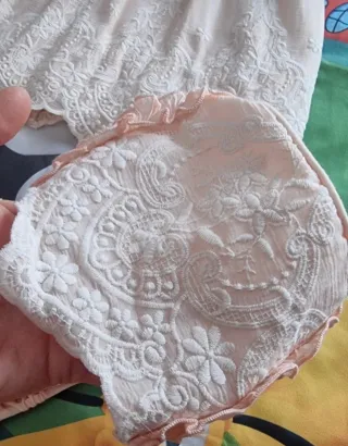 Conjunto Miranda Vestido, Braguita y Capota 24m