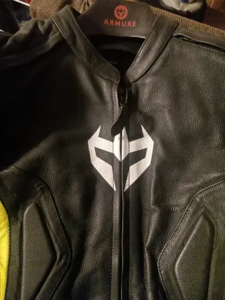 Chaqueta Moto Cuero Armure Talla M