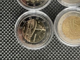 Lote 4 monedas 2 euros sin circular