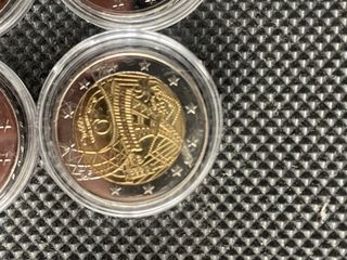 Lote 4 monedas 2 euros sin circular