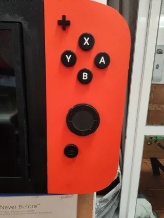 Televisión con un modelo Nintendo Switch