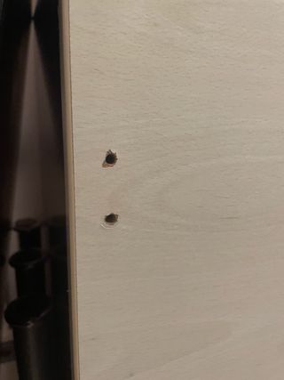 Scrivania angolare da ufficio con cassettiera