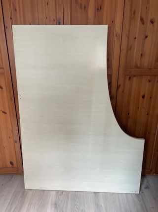 Scrivania angolare da ufficio con cassettiera