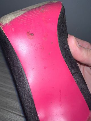 Tacones negros talla 38