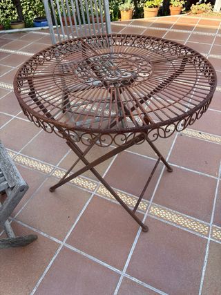 Set de forja para jardín