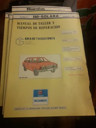 Guía tasaciones - Manual de taller