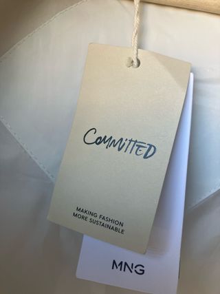 Chaleco Mango niña beige Talla XXS