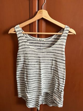 Camiseta rayas punto tirantes (Double agent)