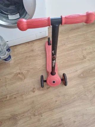 Patín infantil 3 ruedas rosa