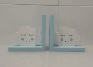 Sujetalibros Nube Infantil Azul
