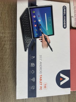 Tablet Crelander T40 con funda y teclado