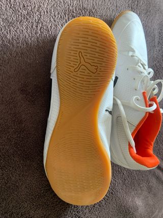 Zapatillas Puma Truco III Blancas Naranja