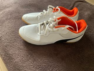 Zapatillas Puma Truco III Blancas Naranja